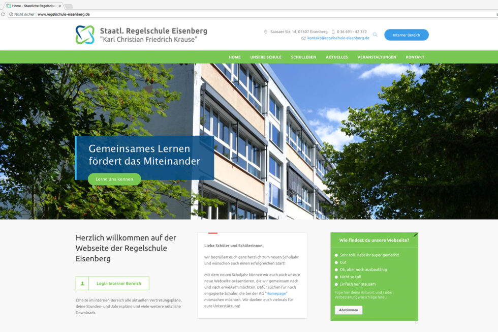 Unsere neue Webseite ist online