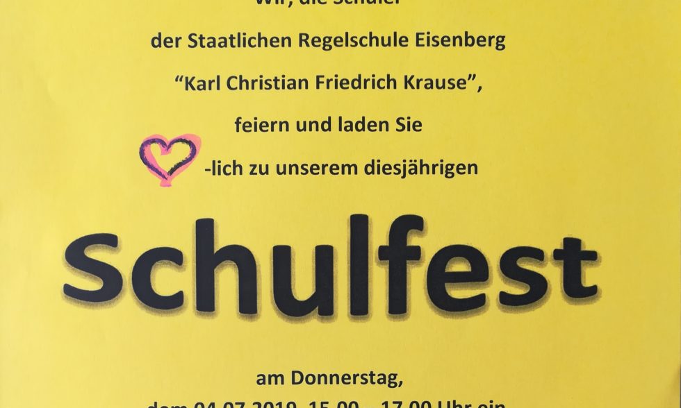 Herzliche Einladung zum Schulfest Herzliche Einladung zum Schulfest