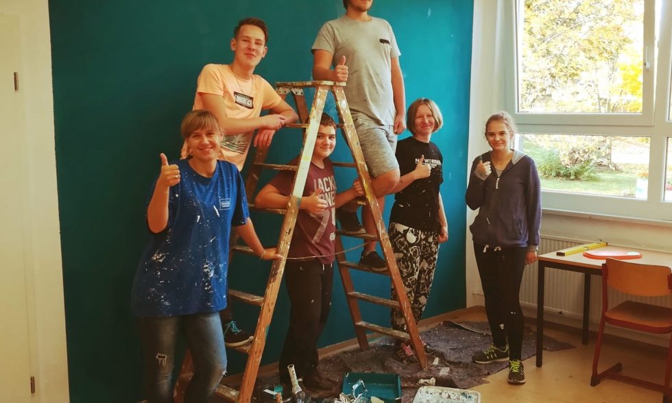 Lernwerkstatt bekommt neuen Anstrich Lernwerkstatt bekommt neuen Anstrich