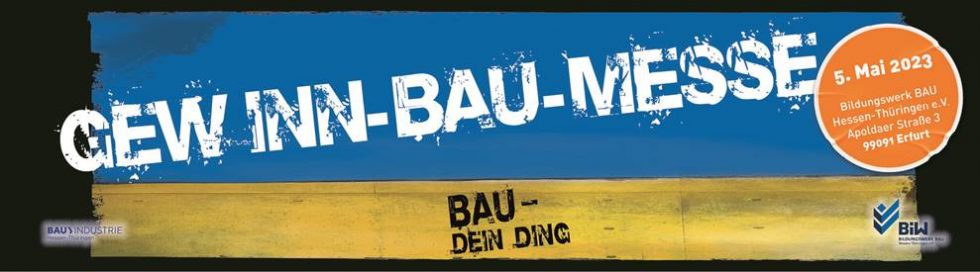 Bau dein Ding- “Gewinn-Bau-Messe” in Erfurt am 5. Mai 2023