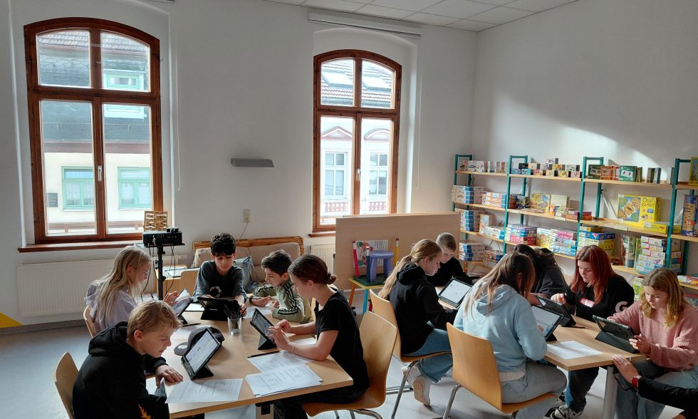 Bibliotheksbesuch Klasse 6b