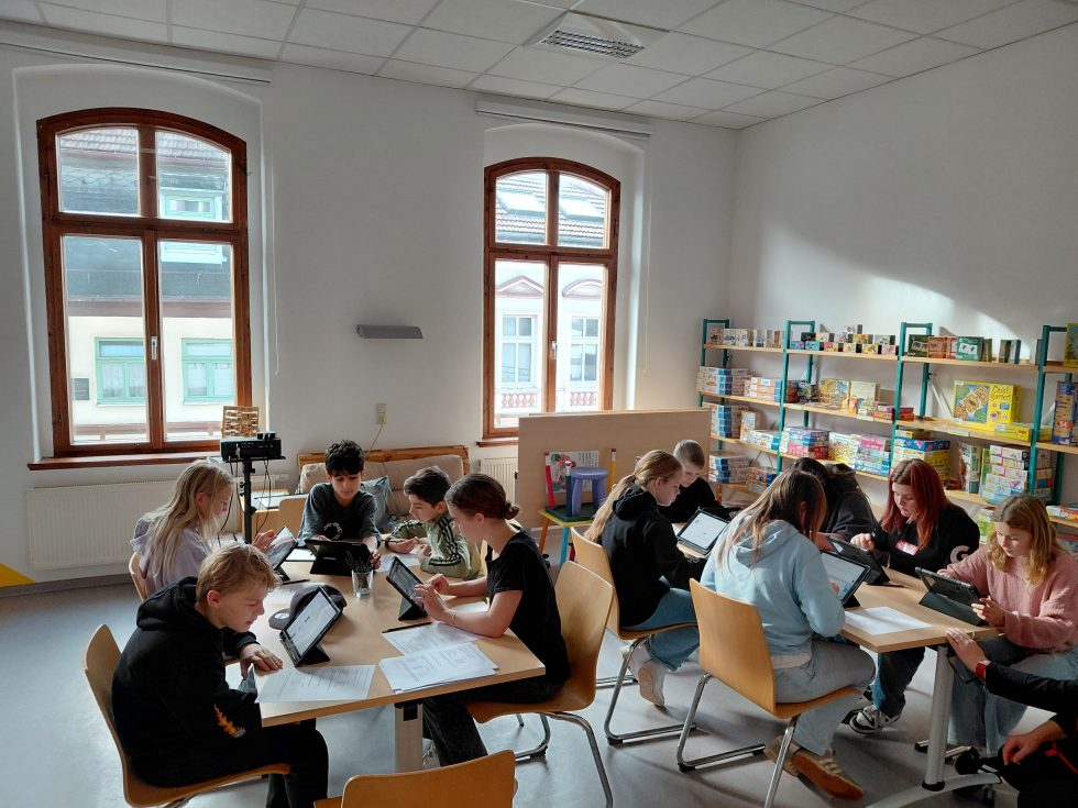 Bibliotheksbesuch Klasse 6b