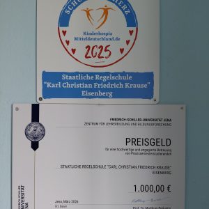Auszeichnungen für die Regelschule in Eisenberg