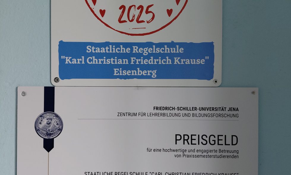 Auszeichnungen für die Regelschule in Eisenberg